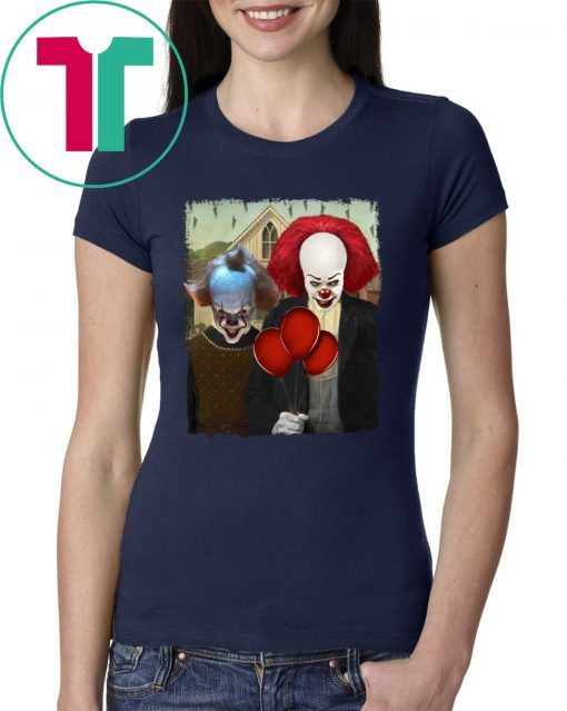 IT PENNYWISE AMERICAN GOTHIC 2017 2019 SHIRT