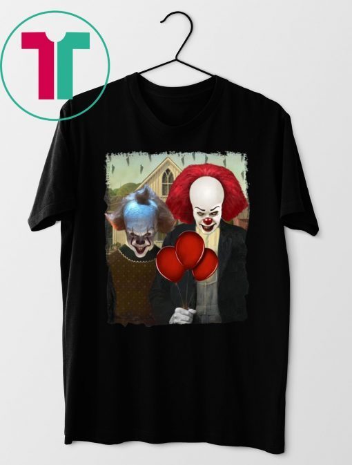 IT PENNYWISE AMERICAN GOTHIC 2017 2019 SHIRT