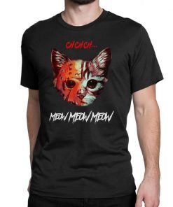 Jason Voorhees Cat Meow meow meow shirt
