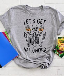 Lets Get Halloweird Funny Halloween Shirt