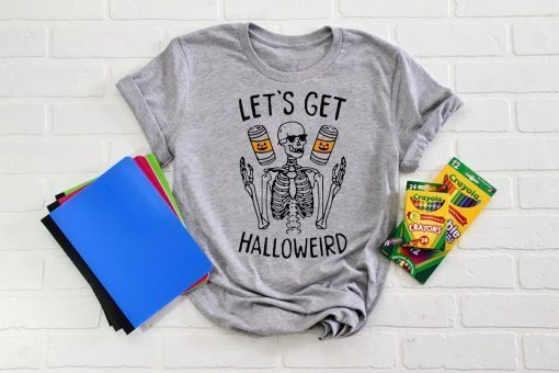 Lets Get Halloweird Funny Halloween Shirt