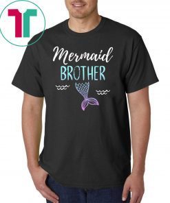 Mermaid Brother Family Birthday Party T-shirt