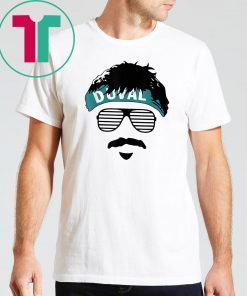 Minshew Headband Mustache glasses Duval tee for men women T-Shirt