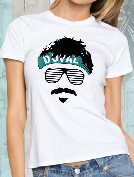 Minshew Headband Mustache glasses Duval tee for men women T-Shirt