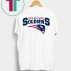NEW ENGLAND SUPER SOLDIERS SHIRT NEW ENGLAND PATRIOTS - CAPTAIN AMERICA SHIRT