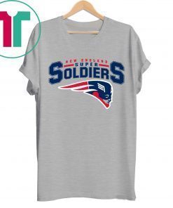 NEW ENGLAND SUPER SOLDIERS SHIRT NEW ENGLAND PATRIOTS - CAPTAIN AMERICA SHIRT