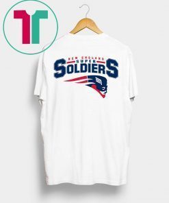 NEW ENGLAND SUPER SOLDIERS SHIRT NEW ENGLAND PATRIOTS - CAPTAIN AMERICA SHIRT