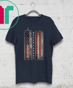 Never Forget Patriotic 911 American Flag Shirt