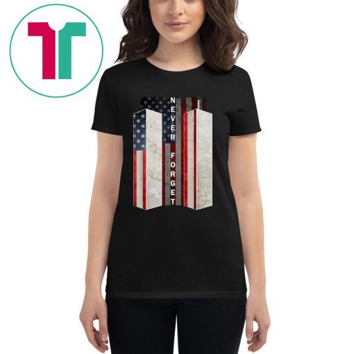 Never Forget Shirt Patriotic 911 American Flag Shirt Gifts