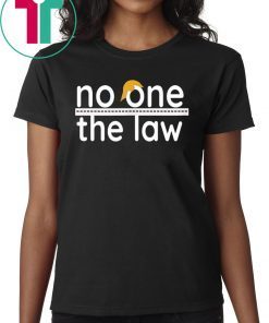 No One is Above the Law Trump Political Fun & SeriousT-Shirt