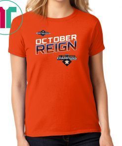 Astros al west champion October reign braves shirt Limited Edition