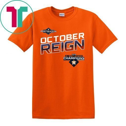 Astros al west champion October reign braves shirt Limited Edition