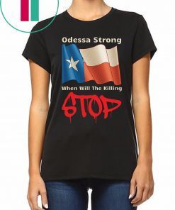 Odessa Strong US Flag T-Shirt