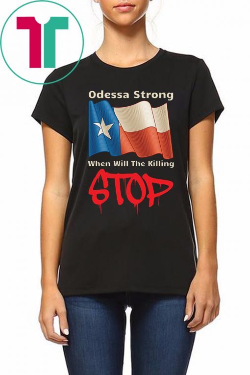 Odessa Strong US Flag T-Shirt