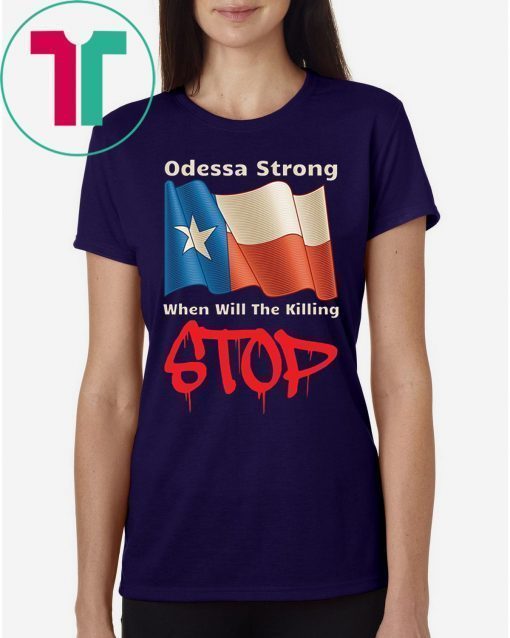 Odessa Strong US Flag T-Shirt