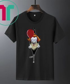 Halloween Pennywise IT In Zipper Pocket Shirt