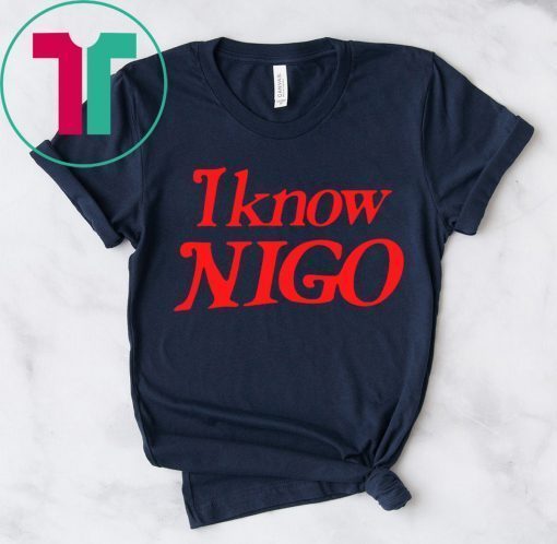 Pharrell Williams I Know Nigo Shirt