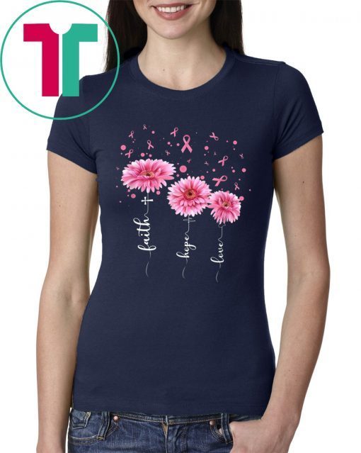 Official Pink Daisy Flower Breast Cancer Awareness Shirt