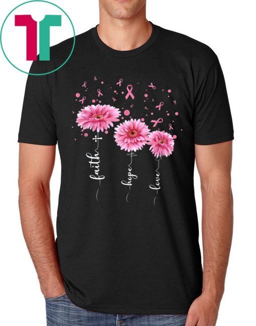 Official Pink Daisy Flower Breast Cancer Awareness Shirt