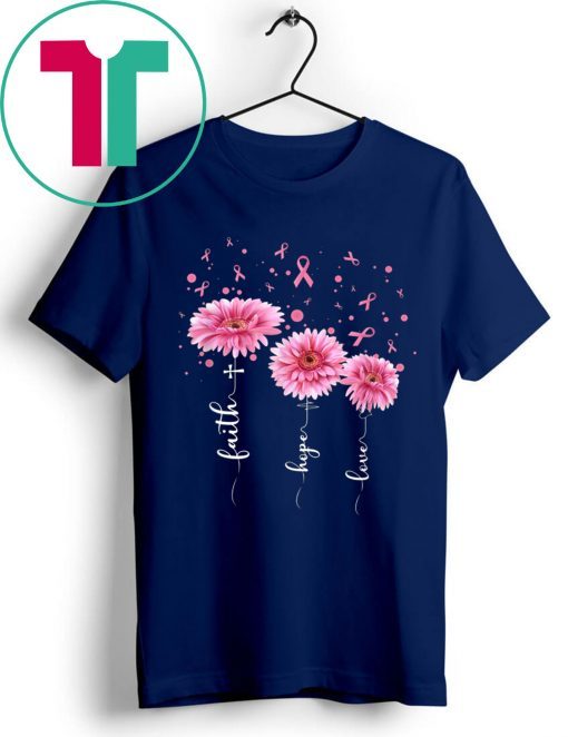 Official Pink Daisy Flower Breast Cancer Awareness Shirt