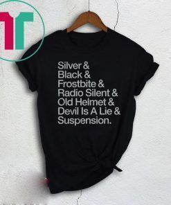 Silver & Black & Frostbite & Radio Silent & Old Helmet & Devil Is A Lie & Suspension T-Shirt Oakland Football