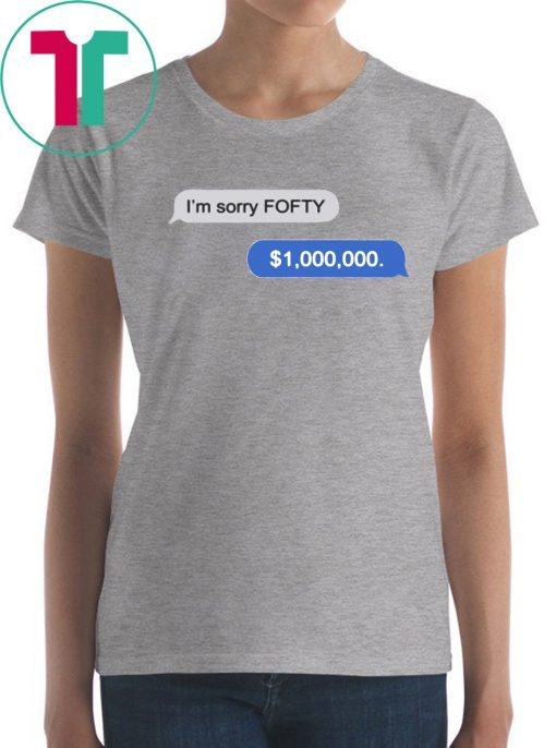 50 Cent Randall Emmett I'm Sorry Fofty Million Dollar Limited Edition T-Shirt