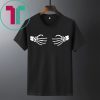 Skeleton Wrap Around Hands Women’s Shirt