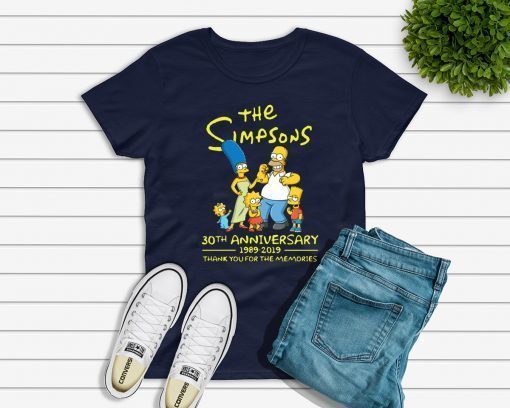 The simpsons-30th anniversary 1989-2019 thank you for memories Shirt