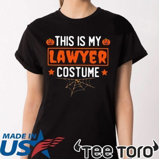 This is my lawyer costume Halloween shirt