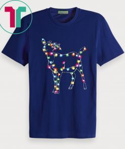 Goat Color light Christmas T-Shirt