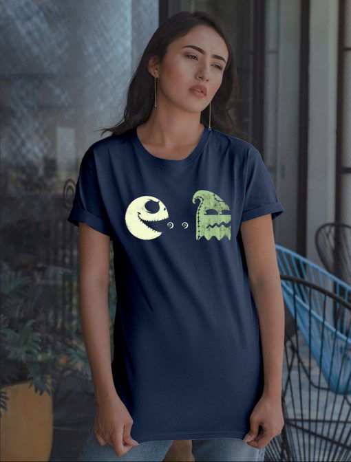 Pac Man Jack Skellington Oogie Boogie Tee Shirt