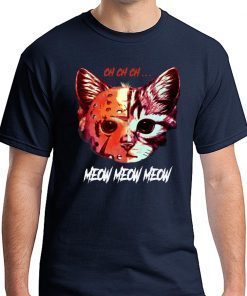 Offcial Jason Meowhees Jason Voorhees CH CH CH meow meow T-Shirt