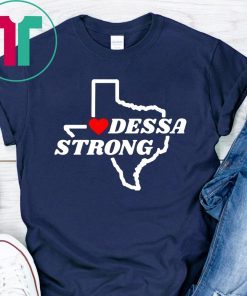 Victims Midland Odessa Strong Texas Flag Map Shirt