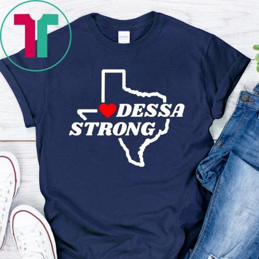 Victims Midland Odessa Strong Texas Flag Map Shirt