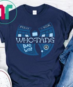 Wu-tang police box who-tang bad wolf doctor who shirt