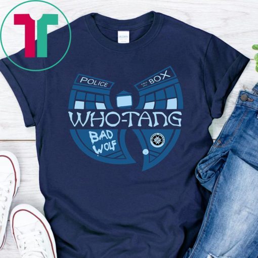 Wu-tang police box who-tang bad wolf doctor who shirt