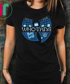 Wu-tang police box who-tang bad wolf doctor who shirt