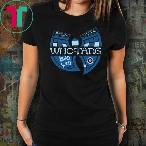 Wu-tang police box who-tang bad wolf doctor who shirt