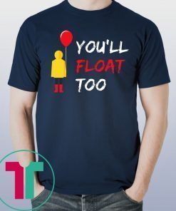 You'll Float Too Red Balloon Halloween Costume T-Shirt
