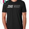 Zeke Who Dallas Cowboys Unisex Tee Shirt