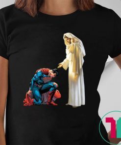 superman kneel before jesus T-Shirt