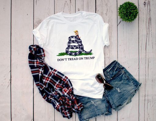 Gadsden Flag Don’t Tread On Trump Tee Shirt