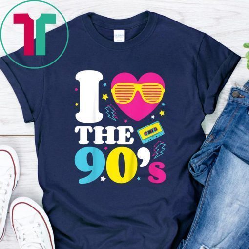 1990's 90s TShirt I Heart the Nineties Shirt