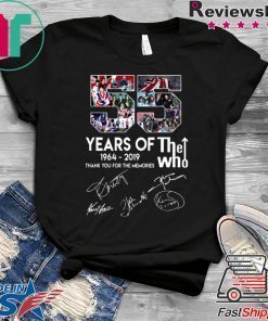 55 Years of The Who shirt