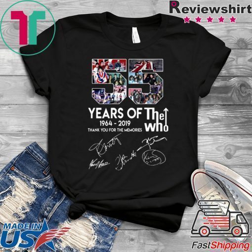 55 Years of The Who shirt