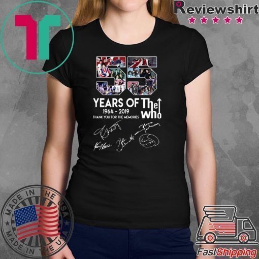 55 Years of The Who shirt