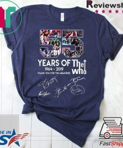 55 Years of The Who shirt