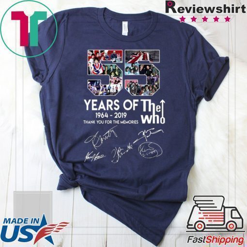 55 Years of The Who shirt