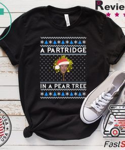 Alan Partridge In a pear tree Christmas T-Shirt