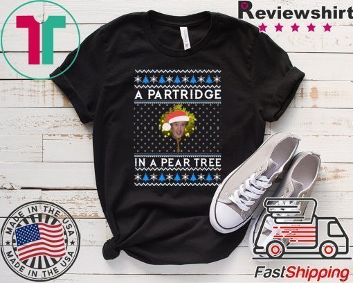 Alan Partridge In a pear tree Christmas T-Shirt